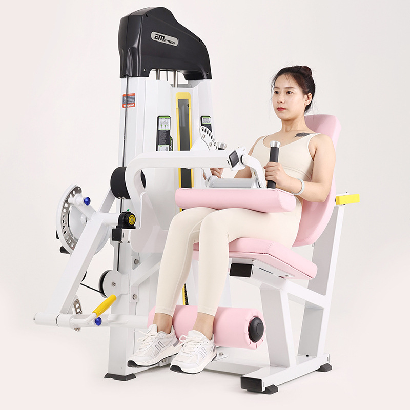 健身房器械坐姿腿屈伸弯举一体机商用腿部肌肉训练器力量健身器材