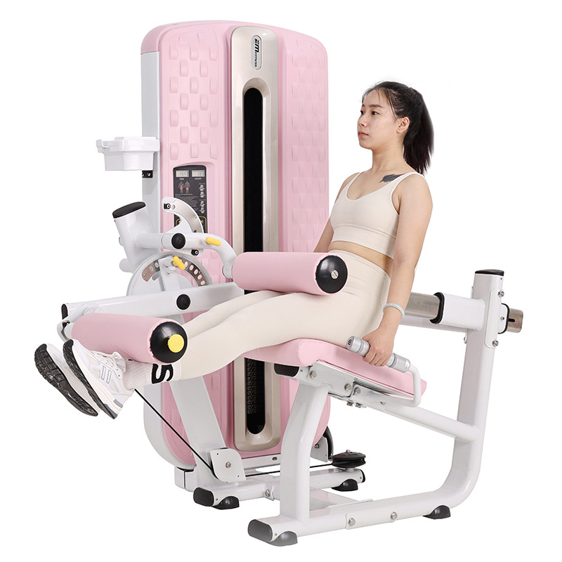 MZM商用坐姿伸曲腿训练器双功能一体机女子塑形力量臀腿健身器械